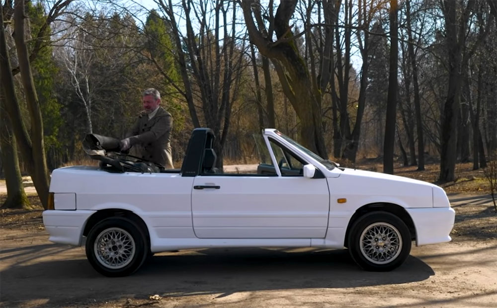 В 90-х на базе ВАЗ-2108 производили кабриолеты, которые ездят по дорогам до сих пор (видео)