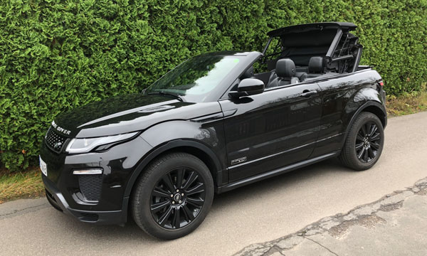 Как и Range Rover Evoque Convertible